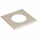 Hafele Recess Mounted Housing Trim Ring, for Loox LED 2025/2026, square, matt nickel, Item# 833.72.174, 83372174, 833-72-174