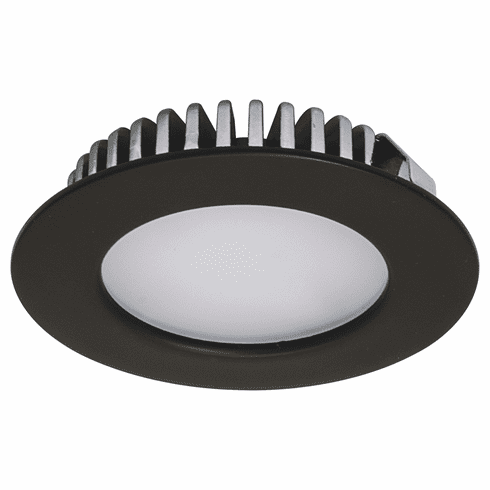 Hafele Recess/Surface Mounted Downlight, Monochrome, Loox LED 2020, 12 V, Drill hole ?: 55 mm (2 3/16"), Black, cool white 5000 K, 3.2 W, Item# 833.72.287, 83372287, 833-72-287