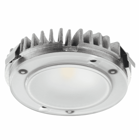 Hafele Recess/Surface Mounted Lights, monochrome, Häfele Loox5 LED 2059, aluminum, 12 V, Drill hole ?: 58 mm (2 5/16"), Warm white 3000 K, Item# 833.72.456, 83372456, 833-72-456