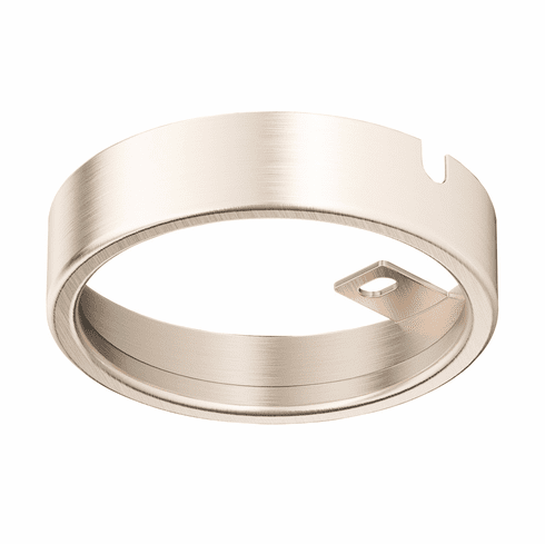 Hafele Housing for undermounted light, Round, for Hfele Loox LED 2094/3094, Round, stainless steel colored, nickel plated, Item# 833.72.528, 83372528, 833-72-528