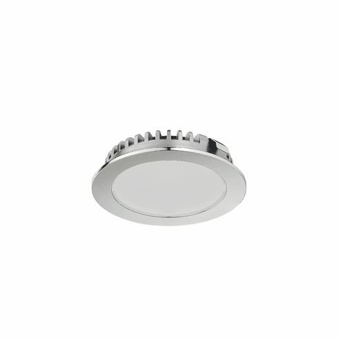 Hafele Recess Mounted Downlight, Round, Häfele Loox LED 2094, zinc alloy, 12 V, Aluminum, Light color: Warm white 2700 K, luminous flux: 135 lm, chrome colored, Item# 833.72.530, 83372530, 833-72-530