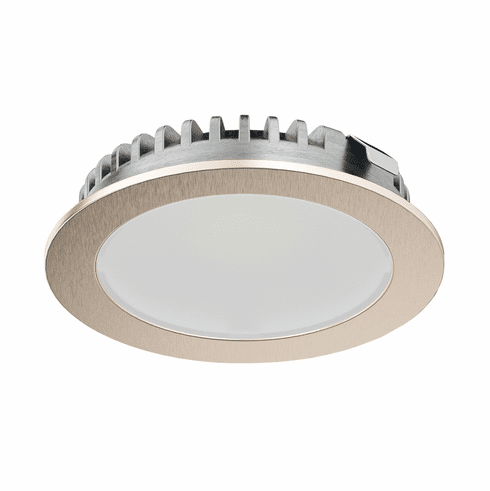 Hafele Recess Mounted Downlight, Häfele Loox5 LED 2094, 12 V, Aluminum, warm white 3000 K, stainless steel coloured, nickel plated, energy efficiency class G, Item# 833.72.547, 83372547, 833-72-547