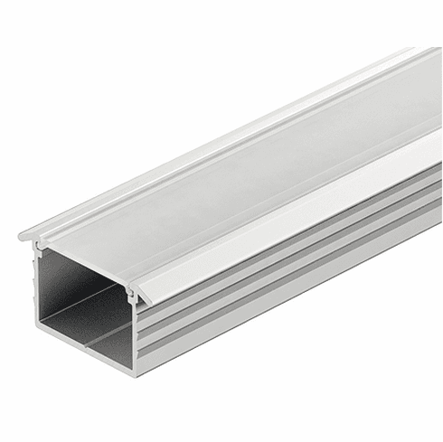 Hafele Aluminum Profile, Häfele Loox profile 1191, Recessed mounting, Cover: Frosted, Item# 833.72.867, 83372867, 833-72-867