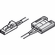 Hafele Driver Connection Cable, for Loox LED Strip Light 2030, with clip connector, Length: 2000 mm, Item# 833.73.775, 83373775, 833-73-775