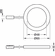 Hafele Surface mounted downlight, Häfele Loox5 LED 2050 12 V, Monochrome, ? 65 mm (2 9/16"), Cool white 5000 K, Item# 833.74.233, 83374233, 833-74-233