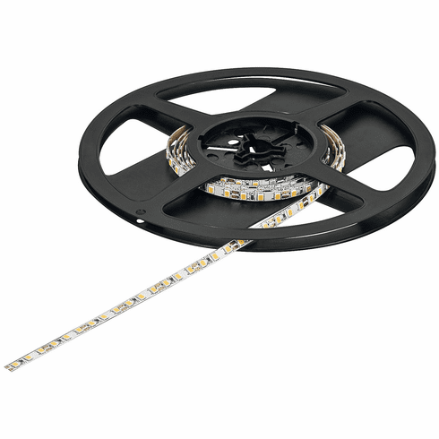 Hafele Flexible Strip Light, Hfele Loox5 LED 2061, 12 V, monochrome, (3/16") 5 mm, 120 LEDs/m, 9.6 W/m, Warm white 3000 K, (590 9/16") 15 m available length, Item# 833.74.333, 83374333, 833-74-333
