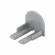 Hafele End Cap, for Shallow Surface Extrusion, for Loox LED 2013/2015/2029/2037/3015, For Round Lens, Item# 833.74.824, 83374824, 833-74-824