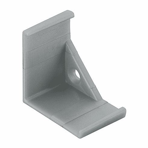 Hafele Bracket/Holder, for Häfele Loox profile 2195, Silver colored finish, Item# 833.74.825, 83374825, 833-74-825