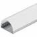 Hafele 833.74.835 LOOX Profile for LED, for drawer, with milk lens, aluminum, anodized, 18 x 12.5mm, 2.5m (1 piece), 83374835, 833-74-835