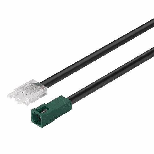 Hafele Lead with Female Socket and Clip, Hfele Loox5 for LED strip light, RGB, 10mm, 24 V, AWG 20, length: 100 mm (4"), Item# 833.75.752, 83375752, 833-75-752