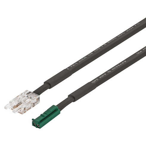 Hafele Lead, For Hfele Loox5 Led Strip Light 24 V, 8 Mm, Cob 2-Pin (Monochrome Or Multi-White 2-Wire Technology), 5 A, 18 AWG, 2000 mm, Item# 833.75.764, 83375764, 833-75-764