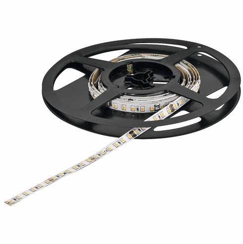 Hafele Flexible Strip Light, Hfele Loox5 LED 3045, 24 V, monochrome, (5/16") 8 mm, 120 LEDs/m, 9.6 W/m, warm white 2700 K, 50 m, energy efficiency class F, Item# 833.76.338, 83376338, 833-76-338