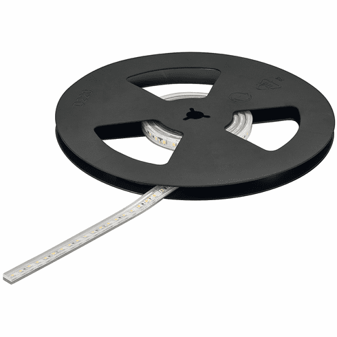 Hafele LED strip light with silicone sleeve, Häfele Loox5 LED 3046, 24 V, monochrome, (5/16") 8 mm, 120 LEDs/m, 9,6 W/m, Warm white 2700 K, (590 9/16") 15 m available length, Item# 833.76.346, 83376346, 833-76-346