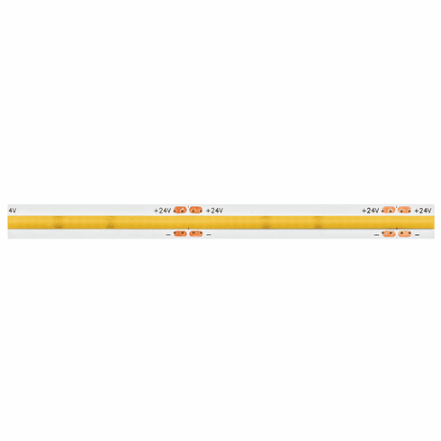 Hafele LED strip COB Gold, Hafele Loox5 LED 3069 24 V COB 8mm 2-pin (monochrome), 480 LEDs/m, 8 W/m, IP20, 480 LEDs/m, 8 W/m, IP20, cool white 5000 K, 5 m, energy efficiency class F, Item# 833.76.394, 83376394, 833-76-394