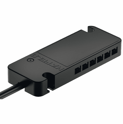 Hafele Premium 6-Channel Remote Receiver, Hfele Loox, 24 V, 90 W, Max. wattage per slot (W): 60, Item# 833.77.785, 83377785, 833-77-785