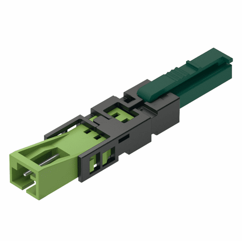 Hafele Adapter, Loox device  Loox5 driver, For connecting to Loox5 driver, Voltage: 24V, max. connected wattage: 84W, length 50mm, Item# 833.77.838, 83377838, 833-77-838