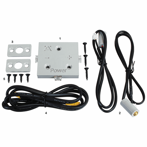 Hafele Power outlet box, for Wireless Adjustable Shelf Light System, Item# 833.88.986, 83388986, 833-88-986