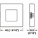 Hafele Door Sensor Switch, Soft On/Off Switching, Modular, Soft on/off switching, Plastic, silver colored, Item# 833.89.137, 83389137, 833-89-137
