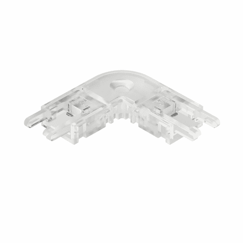 Hafele Corner connector, Hfele Loox5 for LED strip light monochrome 8 mm (5/16"), 5 A, Left or right, 90 rigid, Length: 24mm, width: 24mm, Item# 833.89.187, 83389187, 833-89-187