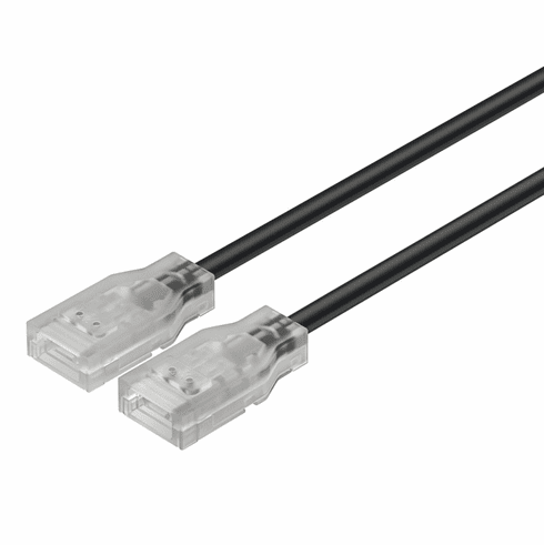 Hafele Interconnecting lead, Hfele Loox5, for LED silicone strip light, monochrome, 8 mm (5/16"), IP44, Length: 2000 mm (78 3/4"), 5 A/18 AWG, Item# 833.89.205, 83389205, 833-89-205