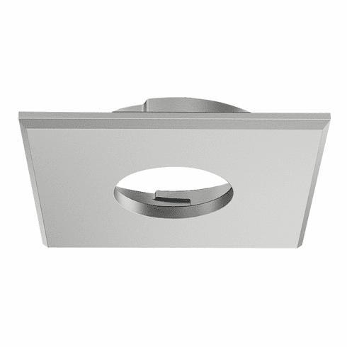 Hafele Recess Mount Trim Ring, Square, For Hfele Loox5 LED 2090/3090, Silver colored, Item# 833.89.229, 83389229, 833-89-229