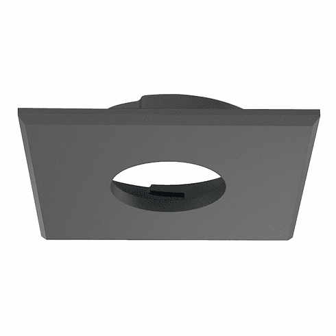 Hafele Recess Mount Trim Ring, Square, For Hfele Loox5 LED 2090/3090, Anthracite, Item# 833.89.233, 83389233, 833-89-233