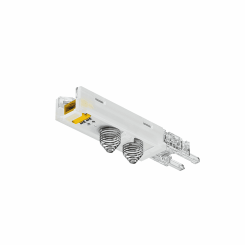 Hafele Loox5 Inline Dimmer, modular, with memory function, for aluminum profiles, Soft On/Off Switching with Dimming, Voltage 12 V, max. connected wattage 60 W, Item# 833.89.281, 83389281, 833-89-281