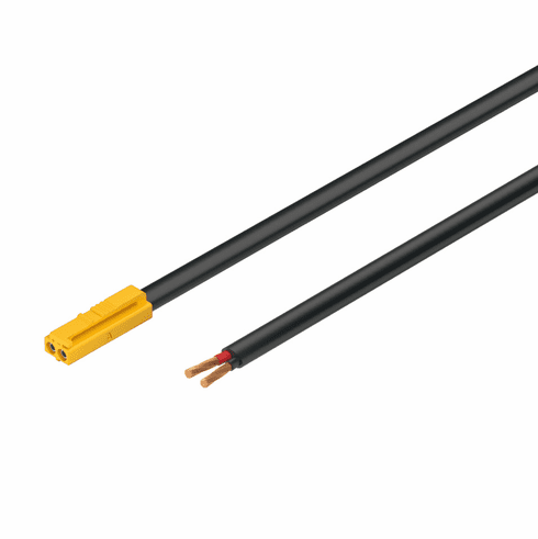 Hafele Lead, Hafele Loox5 monochrome, open end 12 V, AWG 18, open end, Length: (78 3/4") 2000mm, Item# 833.93.706, 83393706, 833-93-706