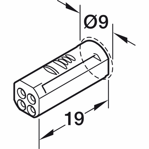 Hafele Lead, Hafele Loox5 multi-white, bare ended, 12 V, AWG 20, Length: 2000mm, Item# 833.93.721, 83393721, 833-93-721