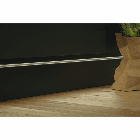 Hafele Profile for recess mounting, Hfele Loox5 Profile 1104, for LED strip lights, Aluminum, Length: (92") 2336 mm, black, Item# 833.94.203, 83394203, 833-94-203