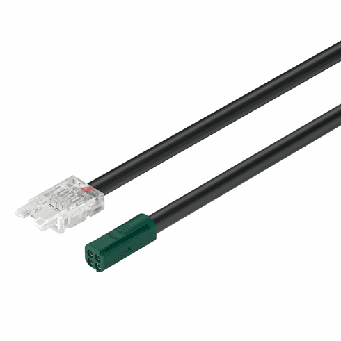 Hafele Lead, Hfele Loox5 for LED-Band RGB (3/8") 10 mm, 24 V, AWG 20, Clip width 12 mm, Length: 2000 mm (78 3/4"), Item# 833.95.710, 83395710, 833-95-710