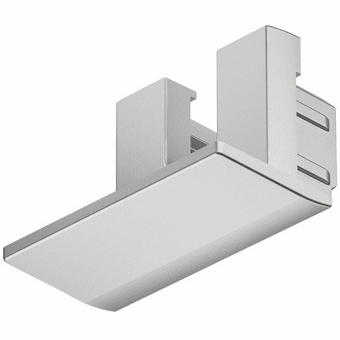 Hafele End cap, For Hfele Loox5 profile 1103, Plastic, Plastic, silver colored, Item# 833.95.766, 83395766, 833-95-766