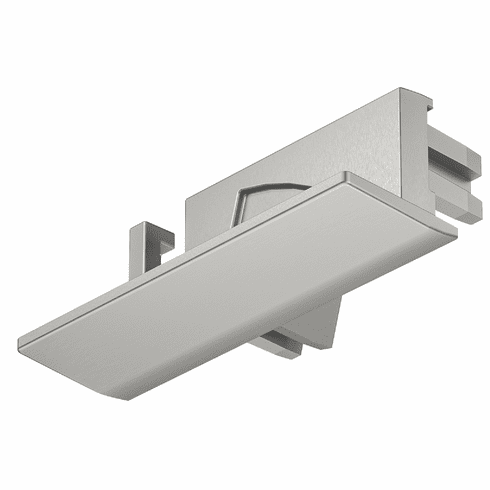 Hafele End cap, For Hfele Loox5 profile 1107, With cable outlet, Silver colored, Item# 833.95.821, 83395821, 833-95-821