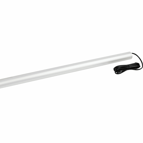 Hafele Lighted Wardrobe Tube, Elite Collection, 12 V, Profile 5111 with Loox LED 2065, Matt aluminum; 4000K cool white; 36" length, Item# 833.96.027, 83396027, 833-96-027