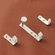 Hafele Wardrobe Hook, Stainless steel, with 2 hooks, 110 x 25 mm (H x W), Item# 842.34.010, 84234010, 842-34-010
