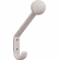 Hafele Coat and Hat Hook, Polyamide, HEWI, Hat and coat hook, Pure white, Item# 842.56.199, 84256199, 842-56-199