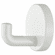 Hafele Hook, Polyamide, Round Rose, HEWI, Depth: 46 mm, glossy pure white, Item# 842.61.299, 84261299, 842-61-299