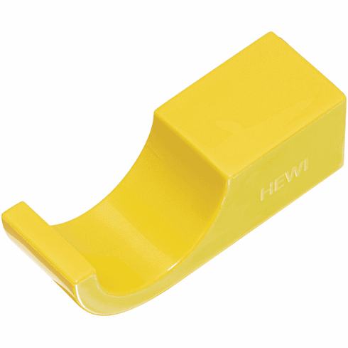 Hafele Single Coat Hook, Polyamide, 50 x 16 x 16 mm, HEWI, Mustard yellow, Item# 842.61.518, 84261518, 842-61-518