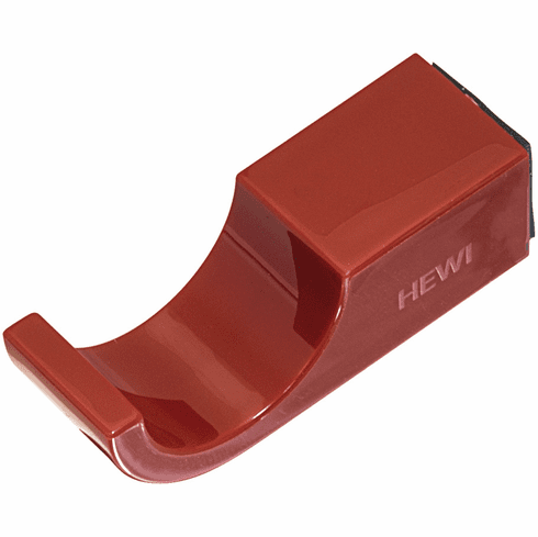 Hafele Single Coat Hook, Polyamide, 50 x 16 x 16 mm, HEWI, Ruby red, Item# 842.61.533, 84261533, 842-61-533