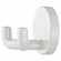 Hafele Wardrobe Hook, Polyamide, Round Rose, HEWI, Depth: 44 mm, glossy pure white, Item# 842.62.299, 84262299, 842-62-299