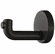 Hafele Hook with Door Buffer, Polyamide, 70 x 105 mm, HEWI, Jet black, Diameter:70 mm, Item# 842.63.490, 84263490, 842-63-490