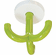 Hafele Triple Ceiling Hook, Polyamide, White Base, Hewi, Apple green, Item# 842.65.674, 84265674, 842-65-674