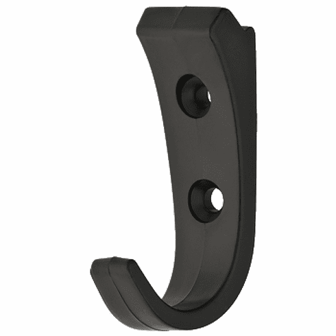 Hafele Wardrobe Hook, 70 x 23 mm, Black, plastic, Depth: 40Â mm, height: 70Â mm, width: 23Â mm, Item# 843.18.605, 84318605, 843-18-605