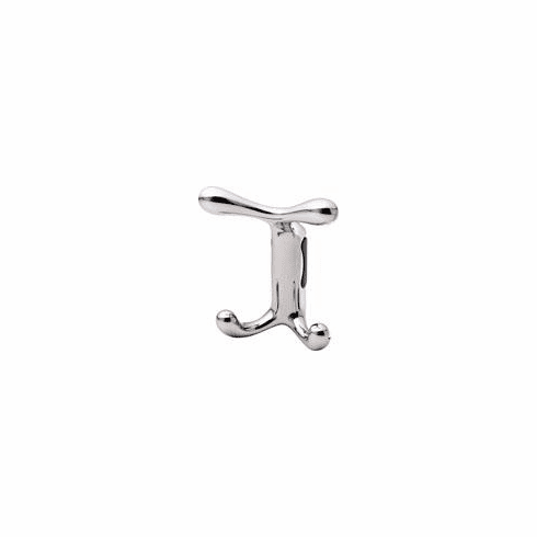Hafele Hat & Coat Hook, 90 x 60 x 110 mm ( W x D x H), Lago di Como Collection, Satin nickel, Item# 843.81.600, 84381600, 843-81-600