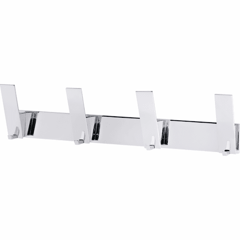 Hafele Wardrobe Hook, 102 x 61 x 433 mm (H x D x L), Bella Italiana Collection, Polished chrome, Item# 844.69.230, 84469230, 844-69-230