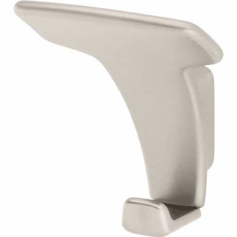 Hafele Wardrobe Hook, 70 x 39 x 53 mm (H x D x W), Bella Italiana Collection, Satin nickel, Item# 844.69.640, 84469640, 844-69-640