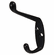 Hafele Coat Hook, 18 x 55 x 90 mm (W x D x H), Matt black, Item# 845.01.340, 84501340, 845-01-340