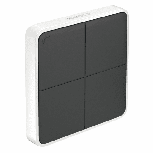 Hafele Wall mounted push button, Häfele Connect Mesh, 81 x 81 x 12 mm, Item# 850.00.041, 85000041, 850-00-041