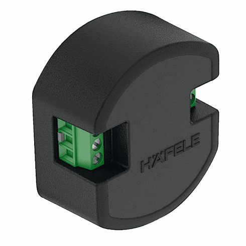 Hafele 2-Channel Interface, Hfele Connect Mesh, With potential free relay, 39 x 44 x 21 mm, Item# 850.00.046, 85000046, 850-00-046