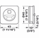 Hafele Radio remote control, Häfele Connect Mesh 12 V, Modular, 12 V, Item# 850.00.954, 85000954, 850-00-954